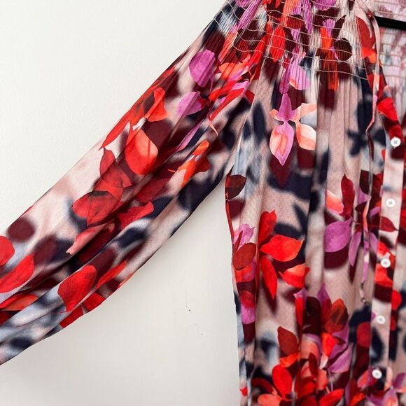 Soft Surroundings Celandine Floral Blouse - Picture 3 of 16